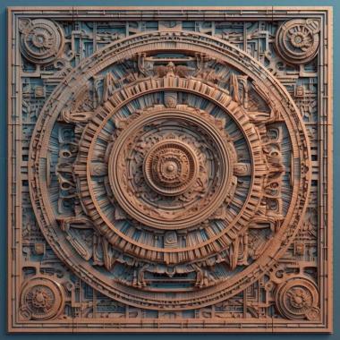 Patterns and decorations stl blueprint 2 3d model